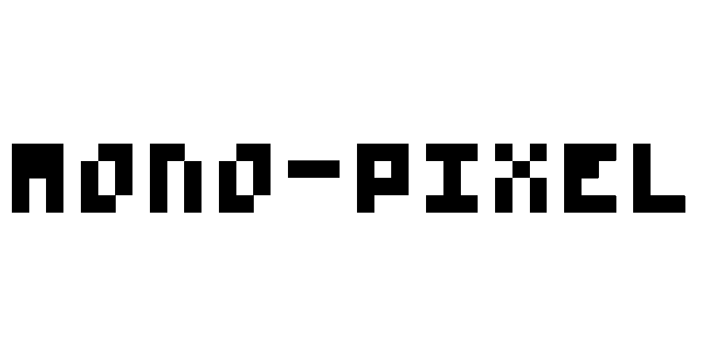 mono-pixel logo